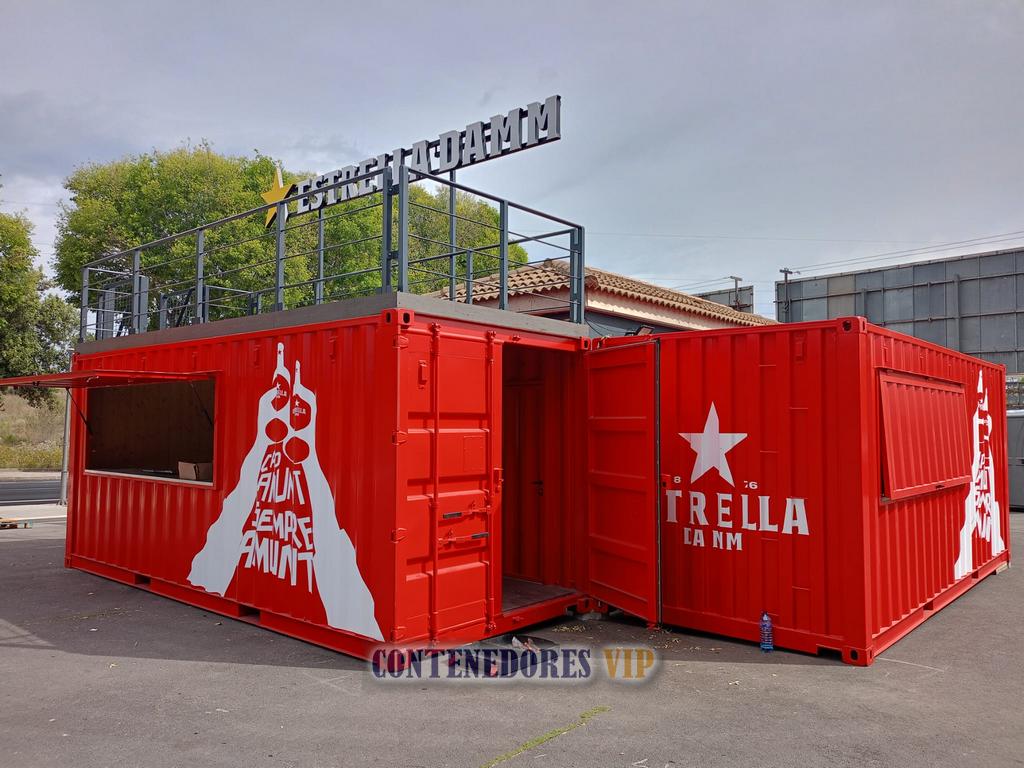 Proyecto contenedor bar Estrella Damm